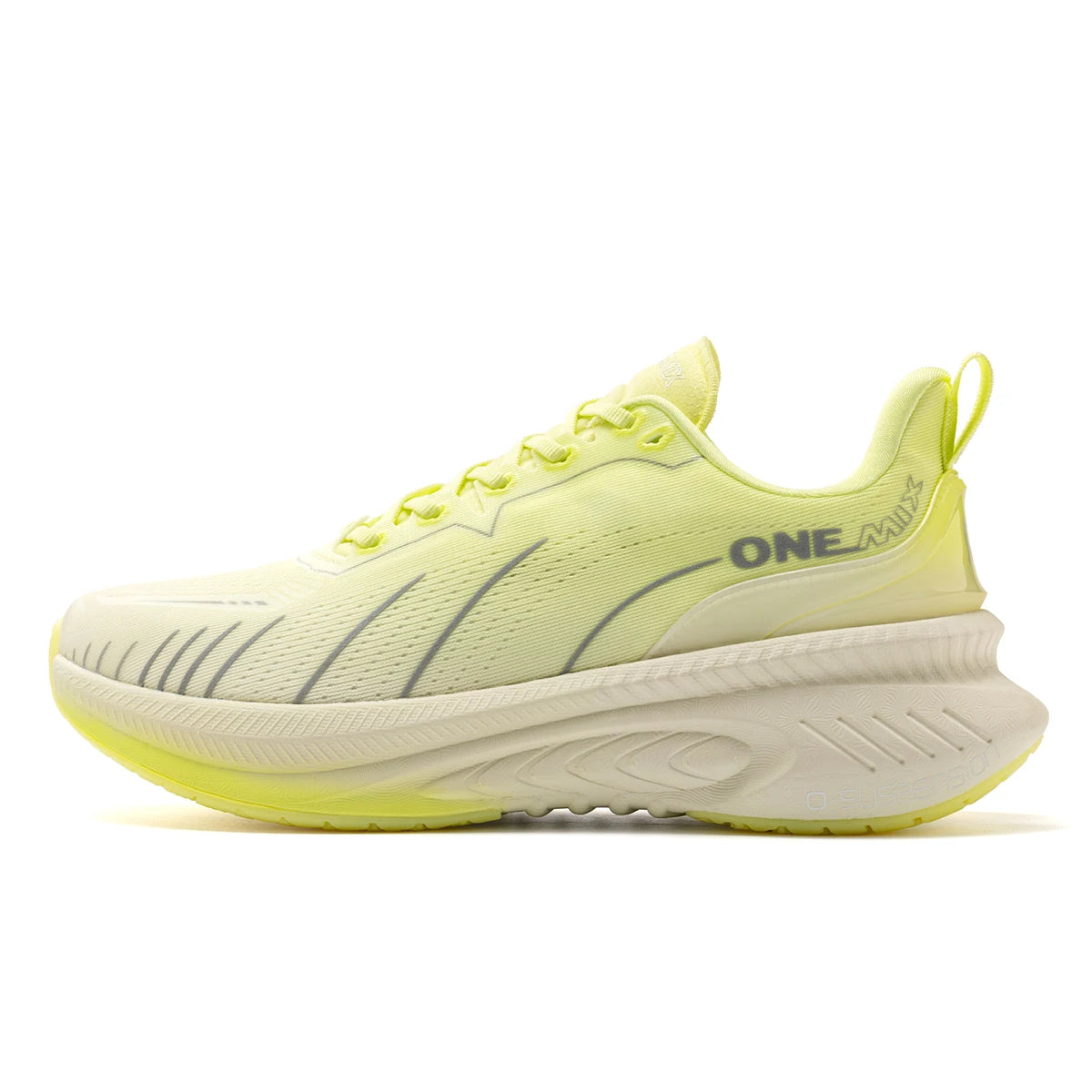 Bumper Elite Men Cushioning Running Shoes Heavy Duty Non-Slip Outdoor Athletic Sneakers Lace-Up Sport Shoes for Marathon