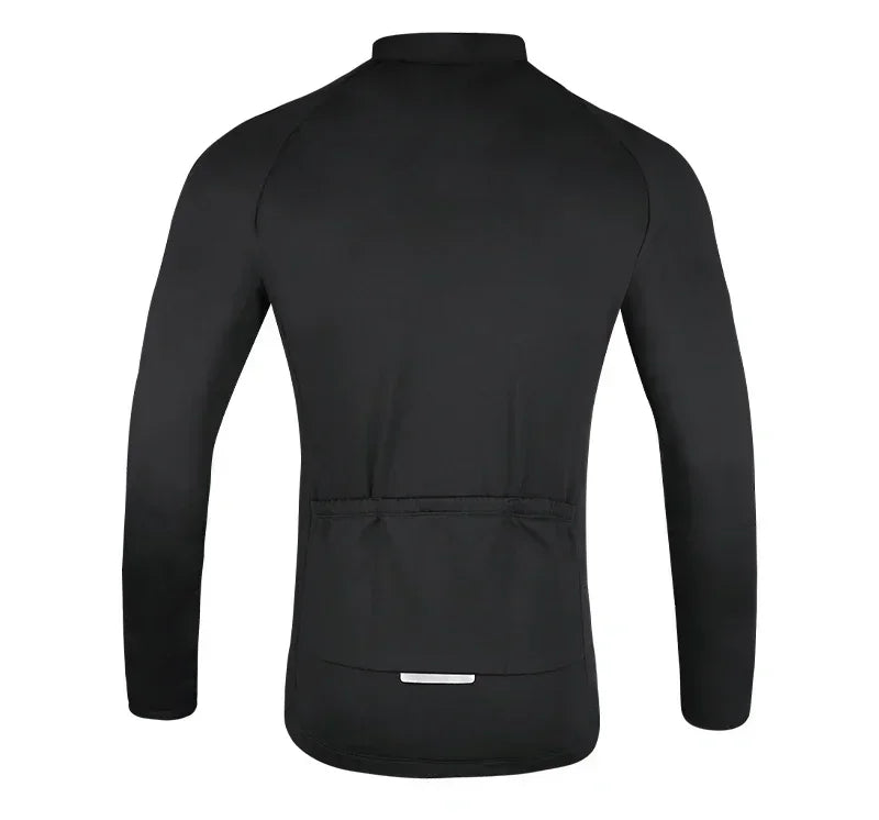 GRSRXX Men's Cycling jacket fleece-lined MBT Bike Jacket Winter Cycling Jersey Long Sleeve Bicycle winter cycling clothing
