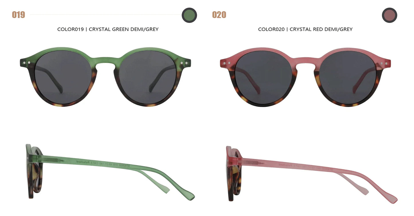 (S Size) Retro Circular Polarized Sunglasses 2026 2025 Men Women Vintage Small Round Sun Glasses UV400 Goggles Shades