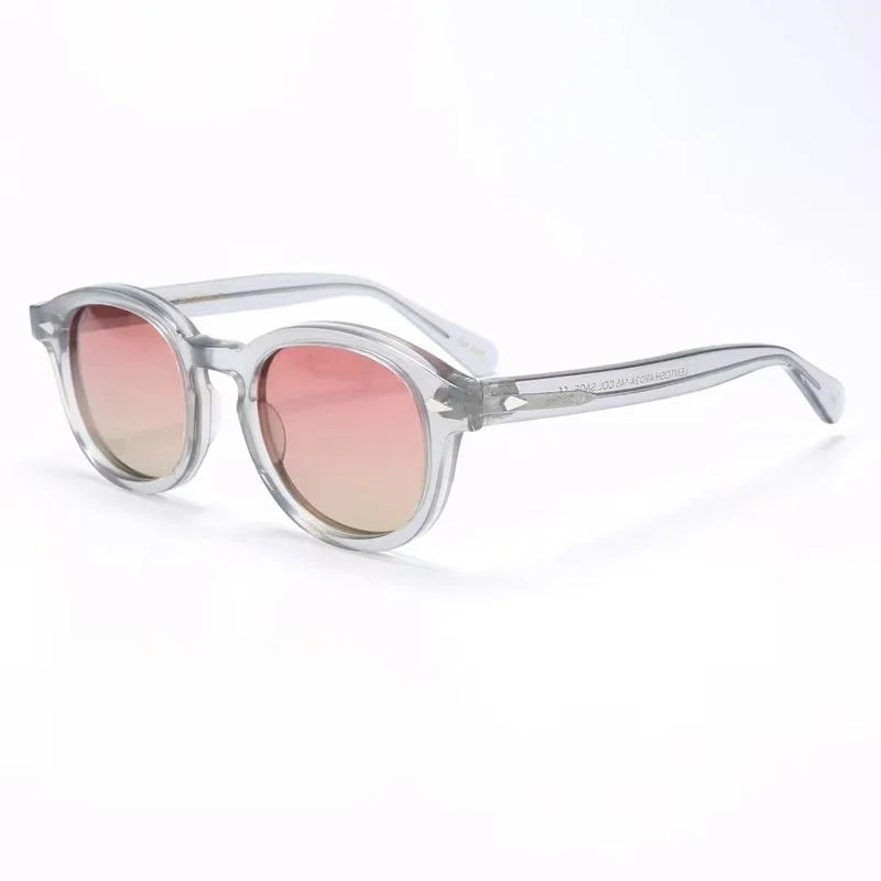 Premium Trendy Polarized Men Women Sun Glasses Vintage Acetate Frames Square Male Couple Eyewear