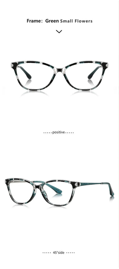 Classic Square Anti Blue Light Blocking Reading Glasses Women Prescription Glasses Computer Lightweight Eyeglasses LS231