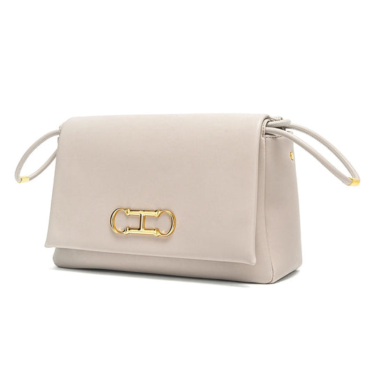 Women's Single Room Bag 2026 New Beige Flip Cover Handbag for Women's Commuting
