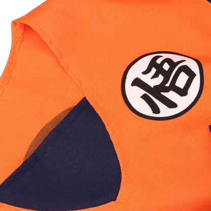 Adult Children's Anime Holiday set Son Goku Carnival Halloween Party anime Cosplay costume Top/pants/belt/tail/wrist/wig costume