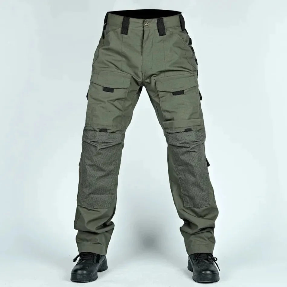 New Men Tactical Pants Quick Drying Multi-Pocket Cargo Pants Casual Tactical Trousers Wear-Resistant Work Traning Pant Loose