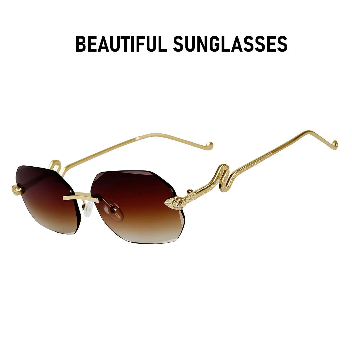 Fashion Rimless Sunglasses Women 2026 Oval Glasses Luxury UV400 Protection Dropshipping Lentes De Sol Mujer Lunette Soleil Femme