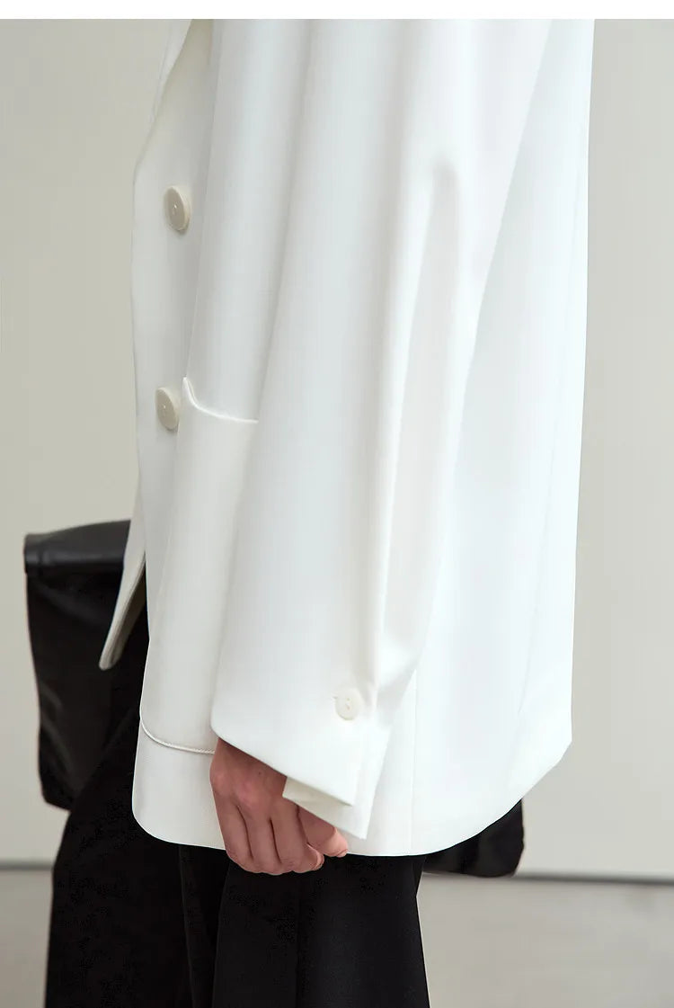 Women's Coat Autumn And Autumn Turned-over Collar Anti-ultraviolet Cool Jacket Casual Commuting Women's Blazers 12621078