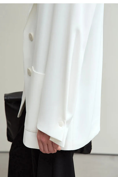 Women's Coat Autumn And Autumn Turned-over Collar Anti-ultraviolet Cool Jacket Casual Commuting Women's Blazers 12621078
