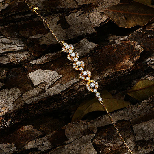 Bracelet en moissanite colorée Real D pour femmes en argent sterling S925, bijou de fiançailles en or massif Au585, vente en gros
