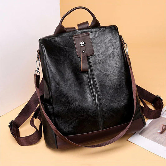 Female Backpack Multifunction PU Leather School Bag Women Shoulder Bag Travel Back Pack Mochila Feminina