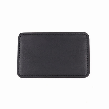 Leather Bat ID Wallet For Men Slim Card Holder Case Cover With Cutout Superhero Face Eyes Mask Gift For Teens Boy Friend Husband