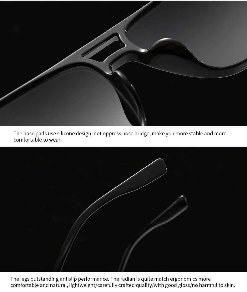 2026 Ins Retro Double Bridge Square Women Sunglasses Fashion Leopard Print Gradient Lenses Men Trend Gafas De Sol UV400