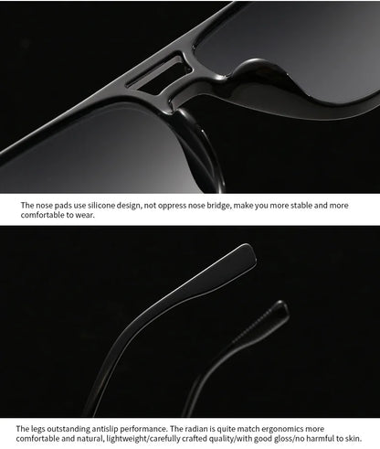 2026 Ins Retro Double Bridge Square Women Sunglasses Fashion Leopard Print Gradient Lenses Men Trend Gafas De Sol UV400