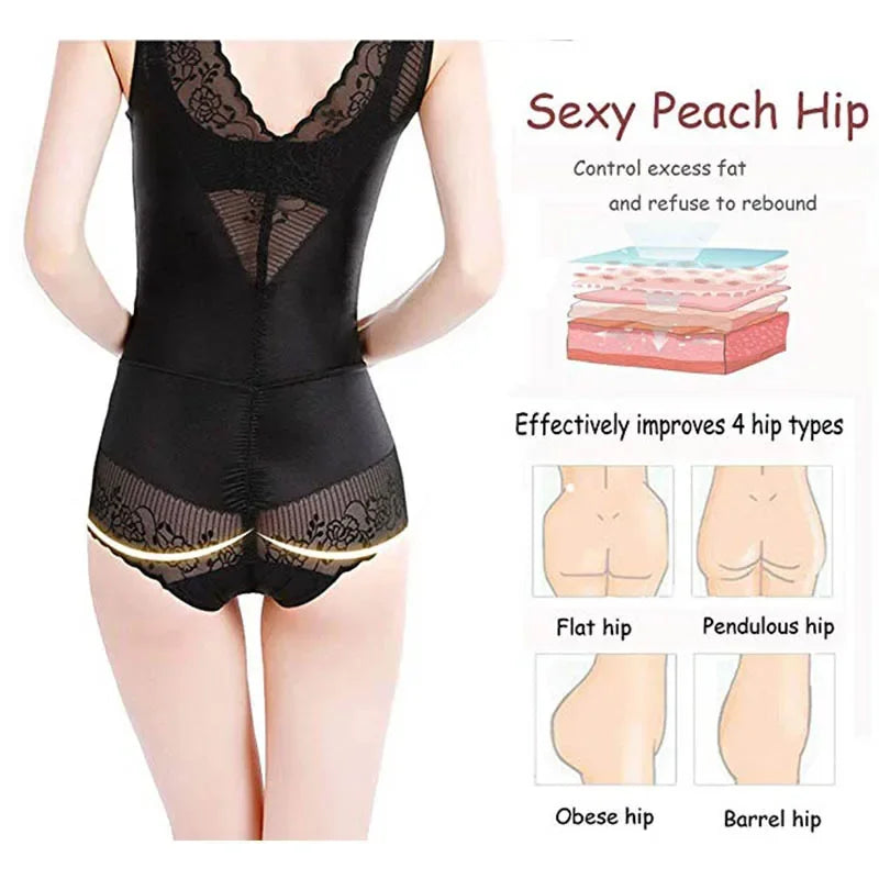 Women Bodysuits Shapewear Control Waist Trainer Body Shaper Slimming Underwear Tummy Trimmer Postpartum Rompers Butt Lifter