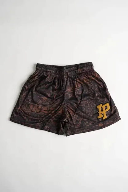 Mens Clothing IP Trend Casual Shorts Summer Fitness Sports Mesh Breathable Quick Dry Short Pants Man Beach Basketball Sweatpants