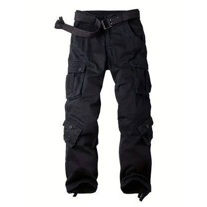 Multi-Pocket Work Pants Men Midweight Field Training Trousers Autumn 1/2Pcs Casual Cargo Pants Outdoor Tactical Hiking Trousers