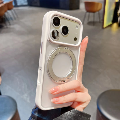Luxury 360 Rotating Magnetic Phone Case for iPhone 17 Pro Max 16 Plus 15 14 13 12 11 Shockproof Slim Fit for Magsafe Stand Cover