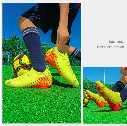 New Men's Football Boots Non-Slip Soccer Shoes Cleats Training FG Top Quality Sneakers Wholesale Drop Shipping Unisex Adult