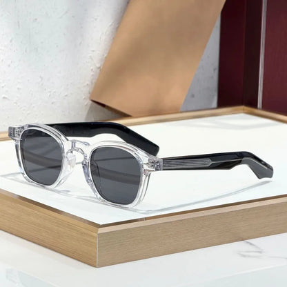 Modern Square Classical Sunglasses Men Women Handmade Fashion High Street Premium Quality UV400 Glasses with Case