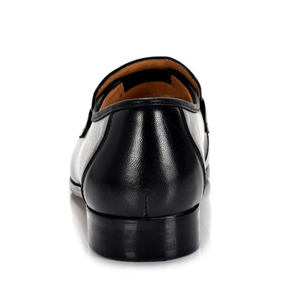 Luxury Brand Men Genuine leather Shoes Moccasins Men's Tassel Loafers Vintage Slip-on Casual Men Social Dress Shoes