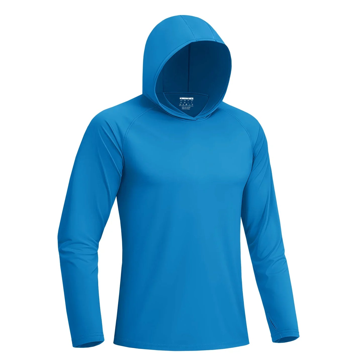 Sun Protection Shirts Mens Long Sleeve Hoodie Casual UV-Proof T-Shirts Breathable Lightweight Quick Dry T shirts Swim