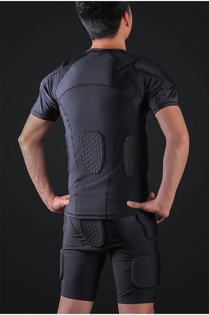 Full Body Armor Jacket Protective Moto Underwear Anti-collision Motorbike Riding Clothes Honeycomb Pad Motocross Tops