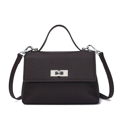 Luxury handbags female crossbody bags small square shoulder bag new fashion 2025 genuine cowhide leather satchel
