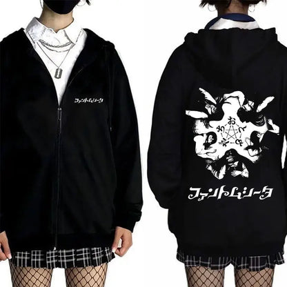 Ado World Tour 2025 Hibana Zipper Hoodie Men Women Clothing Fashion Japanese Style Streetwear Unisex Casual Fleece Zip Up Jacket