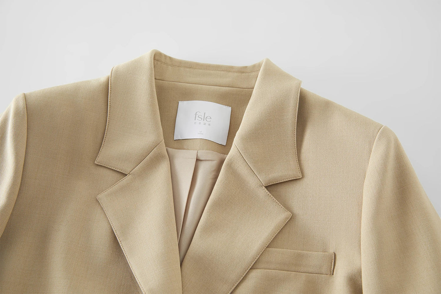 Women Khaki Blazer 2025 Spring New Office Lady Black Simple Loose Front Shoulder Blazer Coats Button Design Coat 25FS11071