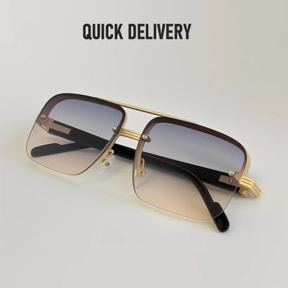 UV400 Protection Square Sunglasses Women Trendy Vintage Retro Fashion Glasses Driving Sunglass Men Lentes De Sol Mujer Zonnebril