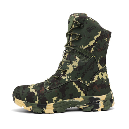 New Men Tactical Boot Combat Anti-Slip Brand Unisex Breathable Special Force Size Plus Army Boots Male Military Motorcycle Shoe