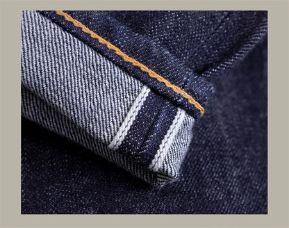 Denim Jeans Loose Fit Straight Leg Pants Amekaji DN-0006