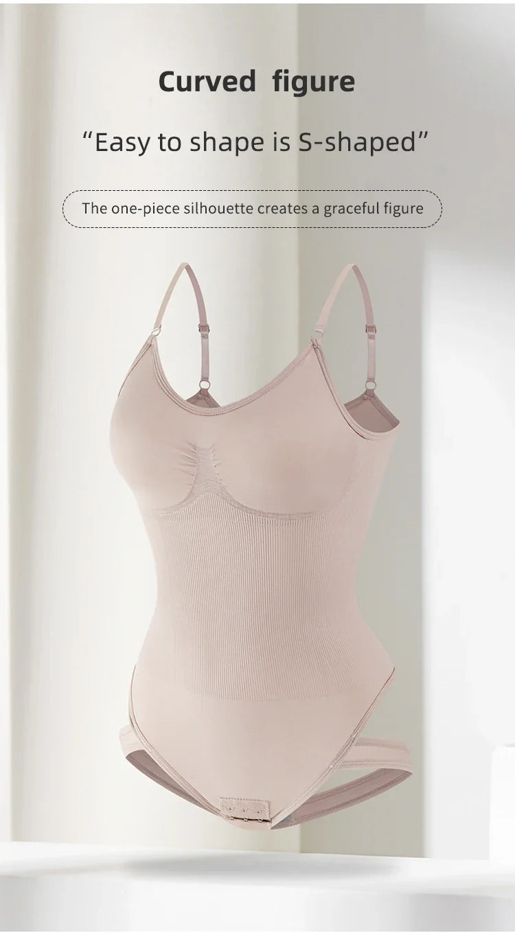 New Seamless Shapewear Slimming Ful Body Shaper Thongs Bodysuit Waist Trainer Body Shaping Sculpting Breast Women Top Underwear