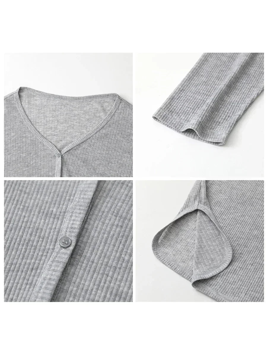 Women's Cardigan New V-neck Long Sleeved Female Shirt Female Jumpers Sun Protection Woman Top Spring Summer 2026