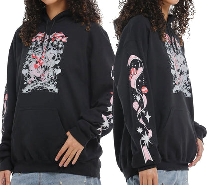 Autumn Winter Hoodies Helluva Boss Hell's Belles Graphic Pullover Men Women Oversized Sweatshirt Fleece Warm Winter Tracksuits