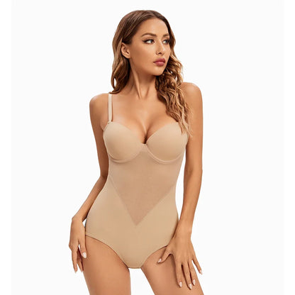 Body Shapewear Women's Binders and Shapers Mesh Bodysuit Breathable Waist Trainer Butt Lifter Shaper Slimming Corset Underwear