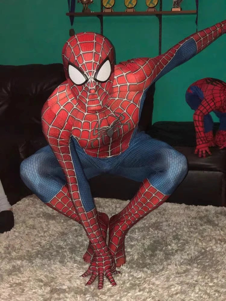 2025 Spiderman Costume Adult Superhero Spider Remy Toby Spider Man Cosplay Costume Bodysuit Halloween Men Women Costume