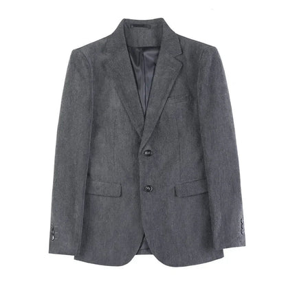British Style Solid Color Slim Suit Jacket Men Fashion Casual Business Blazers Coats High Quality Social Wedding Elegant Jackets