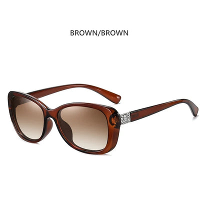 Brand Young Style Women's Sunglasses Gradient Polarized Driving Glasses Luxury Design Ladies Elegant Lunette De Soleil Femme