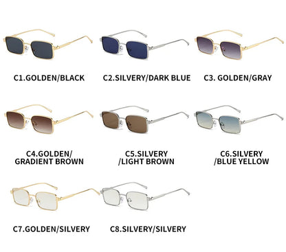 Small Square Sunglasses Women 2026 Vintage Fashion Glasses Retro Sunglass Men Vacation Gafas De Sol Hombre Lunette Soleil Femme