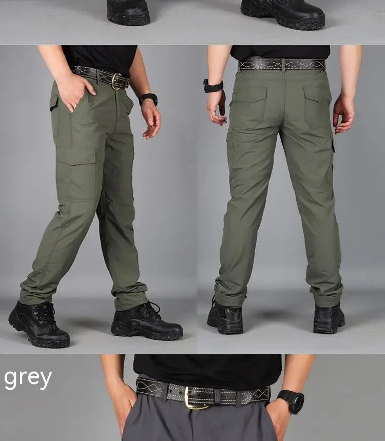 Asian Size Summer Cargo Pants Men Pants Streetwear Jogger Trekking Hiking Mountain Work Tourism Trousers