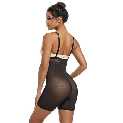 Light Shapewear Bodysuit Body Shaper Women Belly Sheath Waist Trainer Reductive Slimming Underwear Thin Breathable