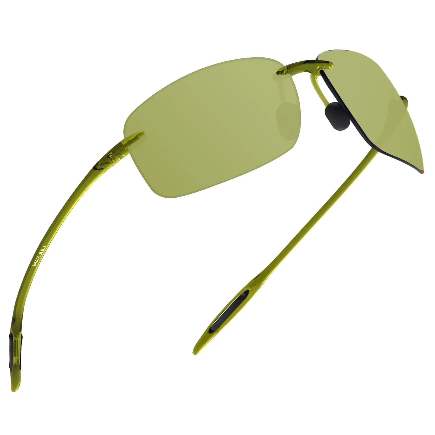 Sports Sunglasses for Men Women Tr90 Rimless Frame for Running Fishing Golf Driving MJ8009