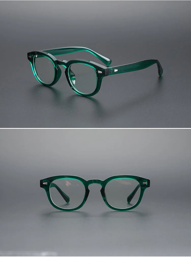 Fashion Simple Round Geometric Design Women's Anti-Blue Light Glasses Men's Reading Glasses Customizable Prescription
