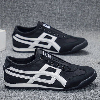Design Canvas Mesh Shoes Men Casual Sneakers Flat Sports Shoes Walking Running Ligthweight Anti-skid Breathable