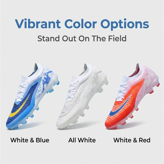 New Men Football Boots Training Breathable Soccer Shoes Wholesale Unisex Professional Ultralight Indoor Futsal Drop Shipping