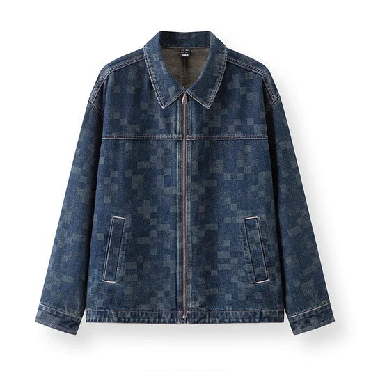 Jacket Men Vintage Denim Jacket Clothes 2025 New Spring Top Fashionable Trendy Versatile Denim Jacket