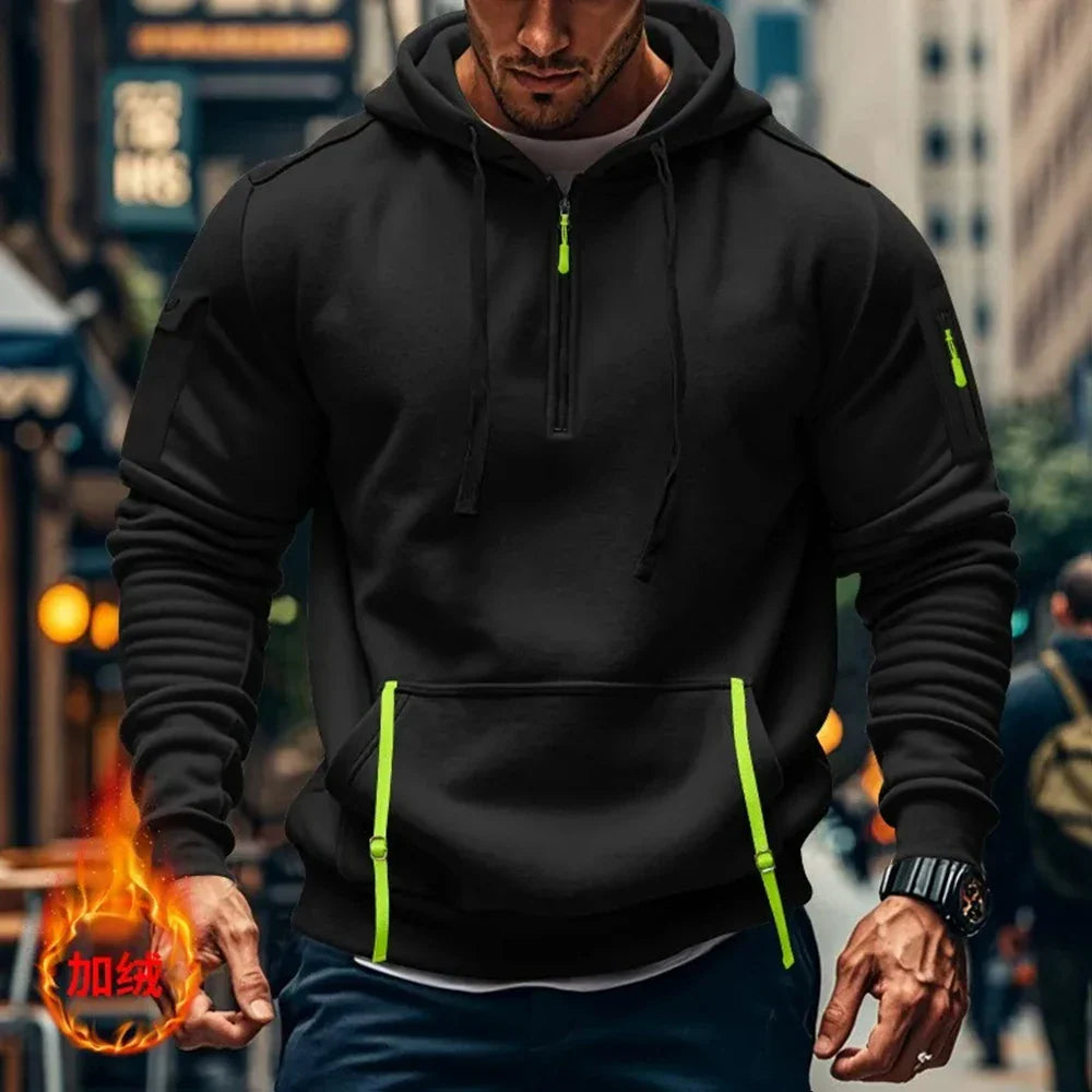 YART Logo Motorcycle Racing Team 2026 New Men's Multi Pocket Half Zipper Women's Fashion Sports Hoodie