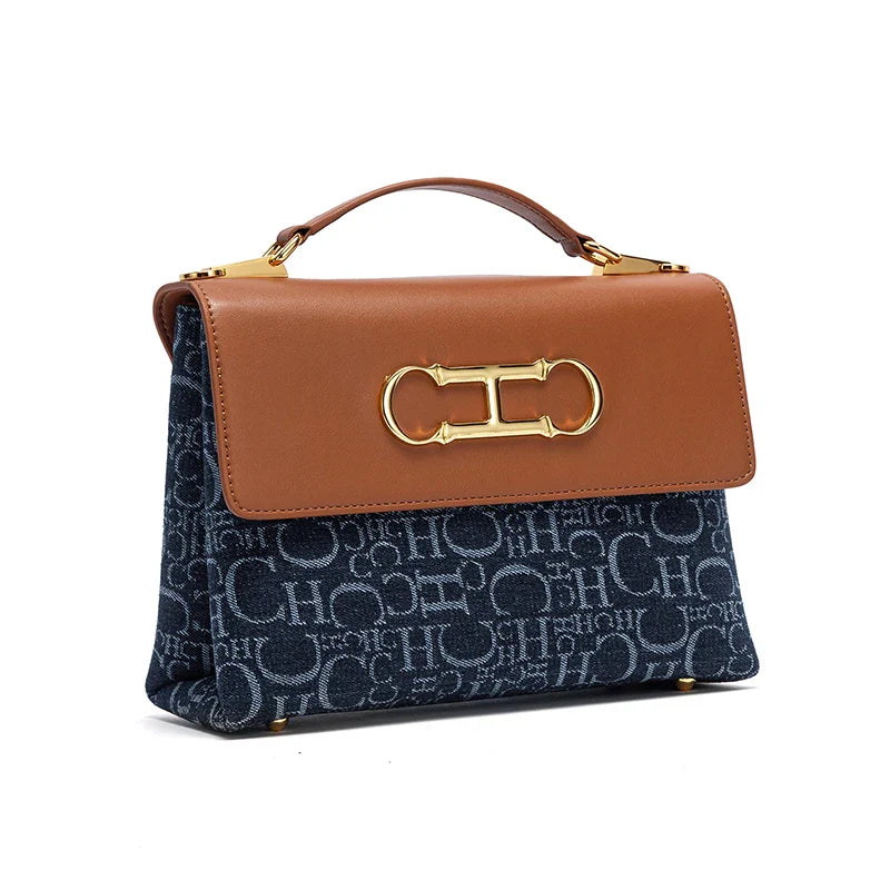 Women's Classic Retro Fashion Shoulder Bag Versatile Business Commuting Handbag 2025 Letter Design