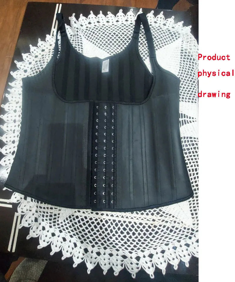 Women Latex Waist Trainer Women Binders Shapers Modeling Strap Corset Colombian Girdles Body Shapewear Faja Shape Sport Vest