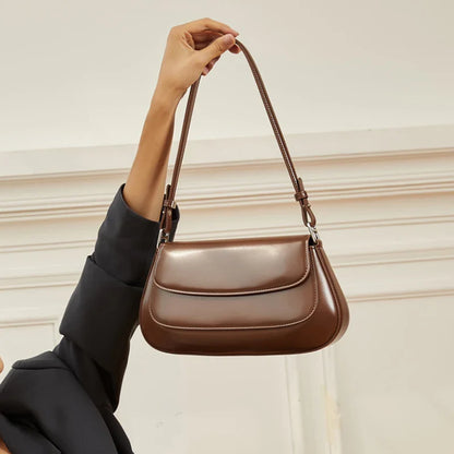 crossbody bags underarm cowhide Genuine leather handbags women vintage shoulder bag female luxury bags womens high quality 2026